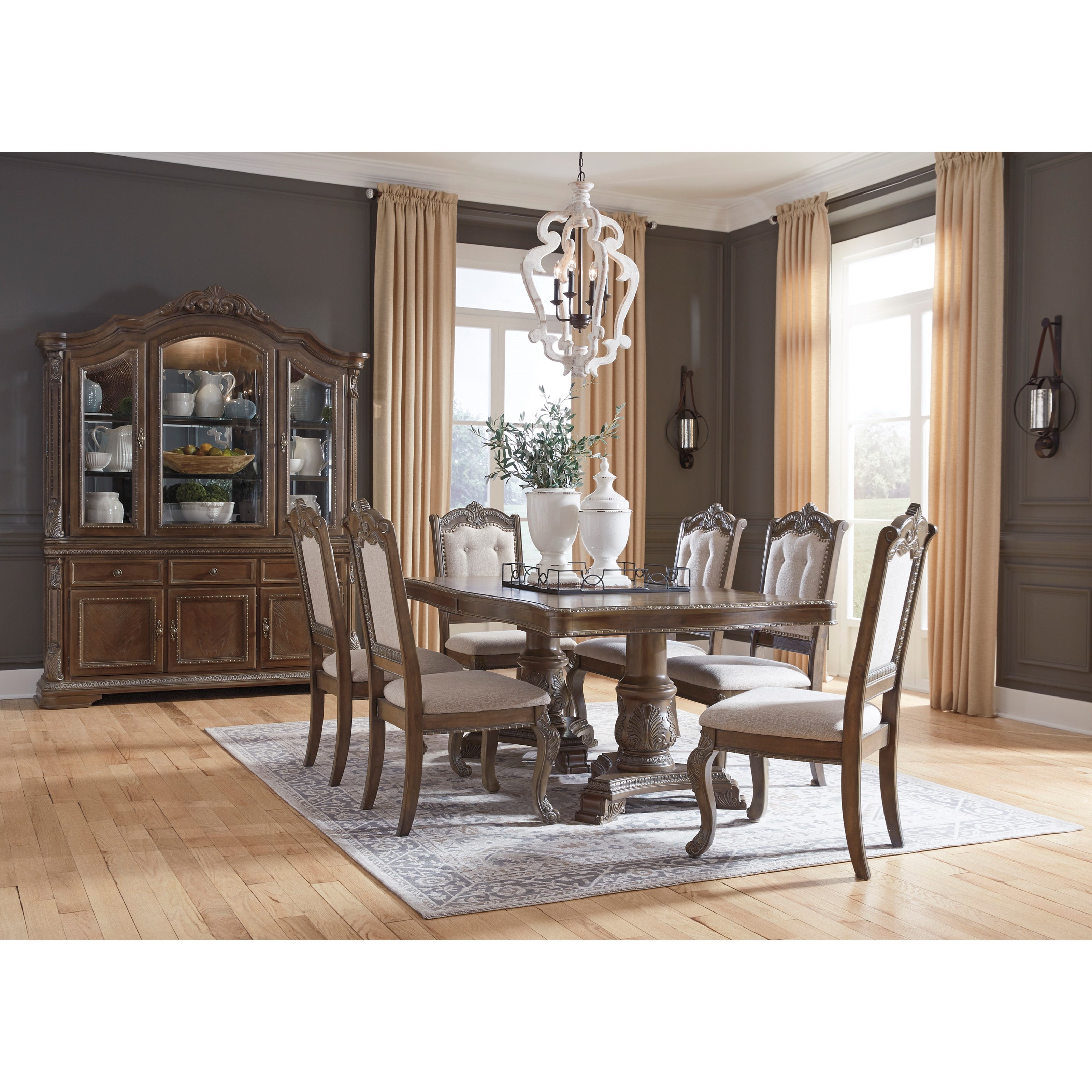 Ashley formal sales dining room sets